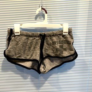 Grey lifeguard booty shorts Size Medium
